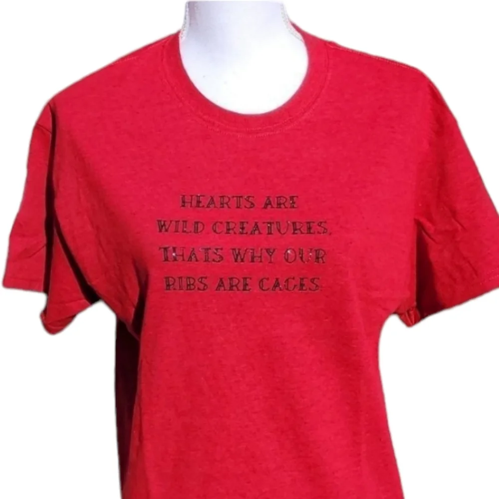 Boutique | ECOPOSH4U | Graphic Tee | Color: Red | Size: XL - Picture 1 of 7